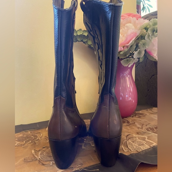 Price Cut!! UNIQUE Cowgirl boots hand made in Mexico. Size 6.  NWOT. - Picture 7 of 15